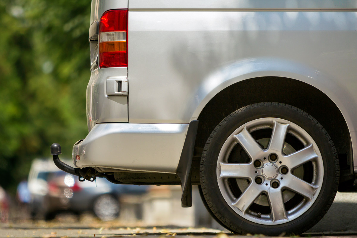 towbar on vw transporter